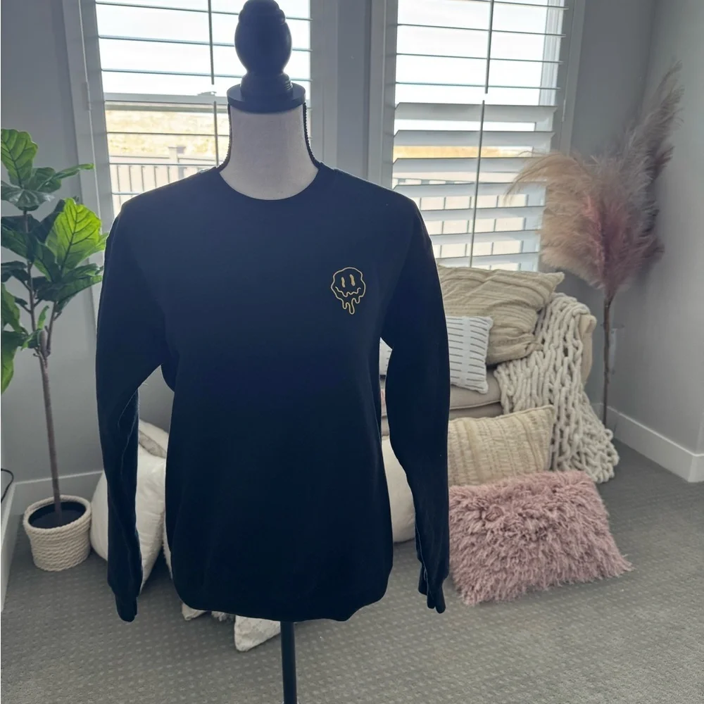 Riot Society melting smile Crewneck Sweater